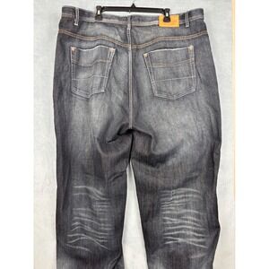 Knockout Jeans Mens 44x34 Dark Wash Straight Leg Denim Style 1721 Blue